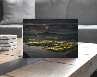 Lake District Greeting Card • Binsey beyond Bassenthwaite