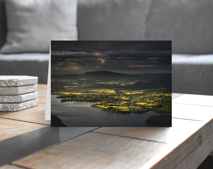 Lake District Greeting Card • Binsey beyond Bassenthwaite