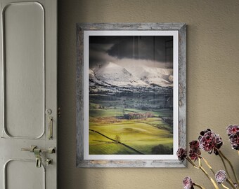 Lake District Fine Art Photograph • Blencathra beyond St John's in the Vale • Unframed Print