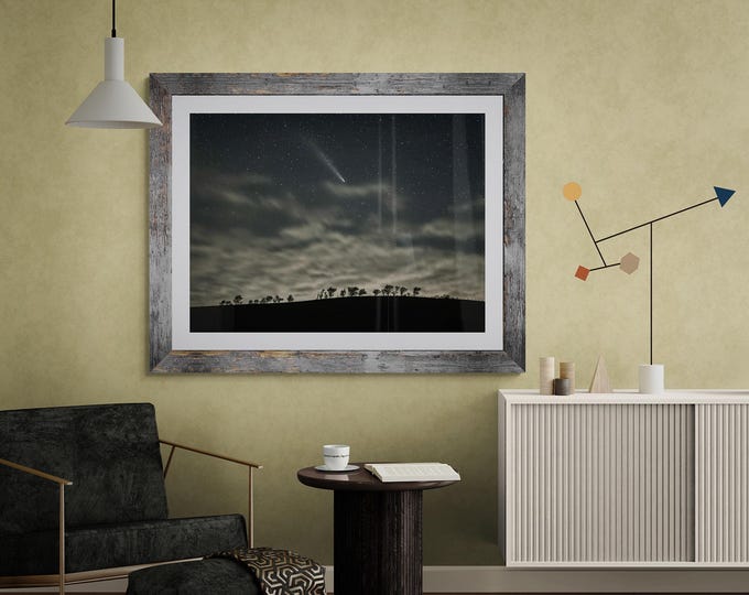 Lake District Fine Art Photograph • Comet Tsuchinshan–ATLAS over Lowthwaite • Unframed Print