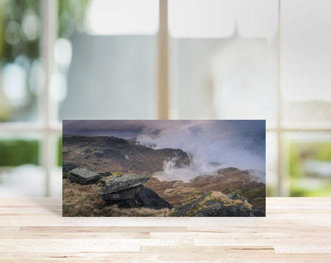 Lake District Greeting Card • Easedale Tarn from Blea Rigg