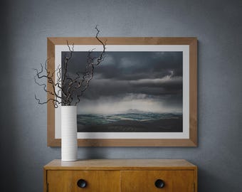 Scotland Fine Art Photograph • Teviotdale towards the Eildons • Unframed Print