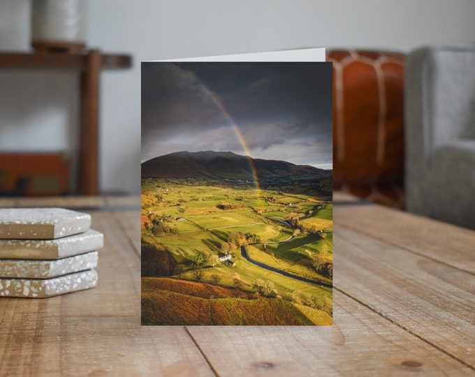 Lake District Greeting Card • Blencathra beyond St Johns Beck