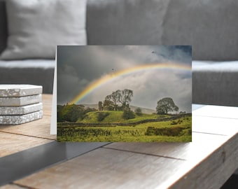 Yorkshire Dales Greeting Card • Pendragon Castle