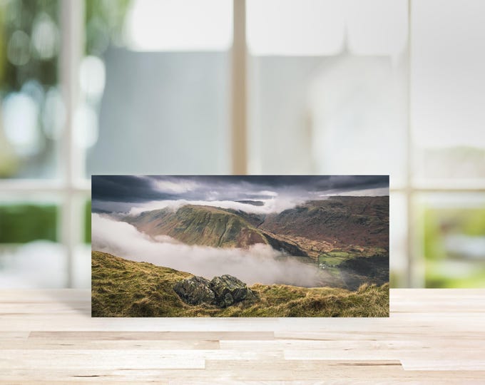 Lake District Greeting Card • Steel Fell and Wyth Burn