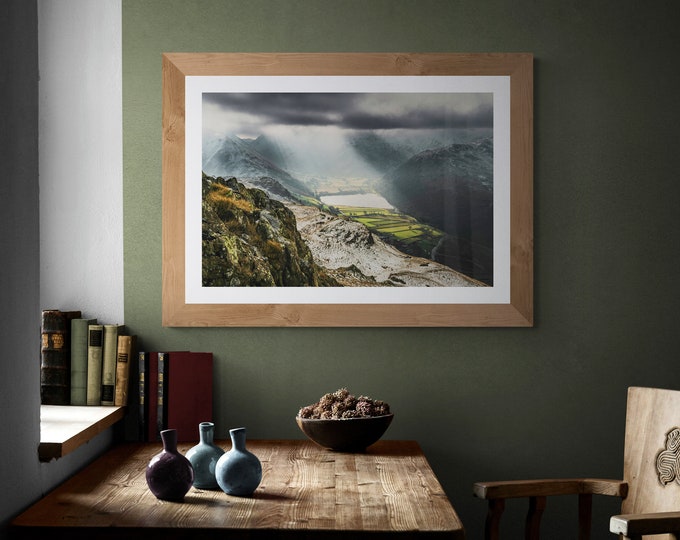 Lake District Fine Art Photograph • Brothers Water from Angletarn Pikes • Unframed Print