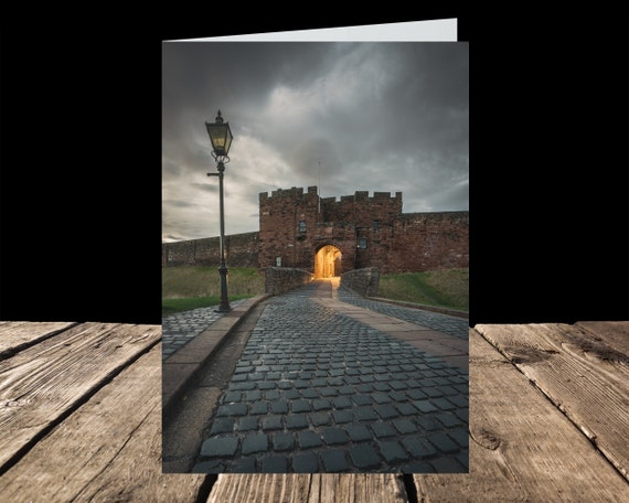 De Ireby's Tower: Carlisle Castle VI, City of Carlisle - Greeting Card