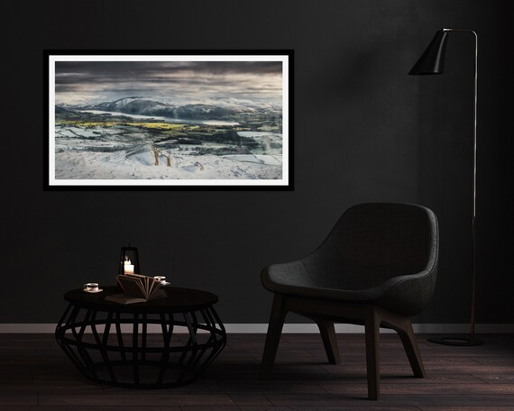 Bassenthwaite Lake from Binsey, Lake District - Photographic Print