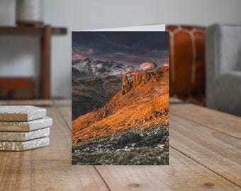 Lake District Greeting Card • Eskdale Needle towards the Scafells