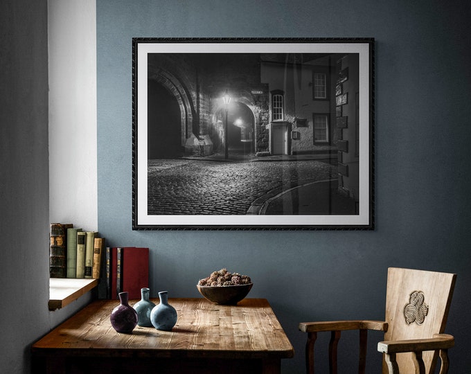 City of Carlisle Fine Art Photograph • Abbey Street & Dean Tait's Lane • Unframed Print