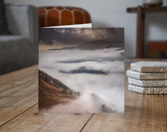 Lake District Greeting Card • Grasmere from Stone Arthur II