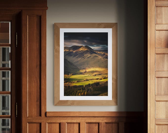 Scotland Fine Art Photograph • Saddle Yoke above Moffat Dale • Unframed Print