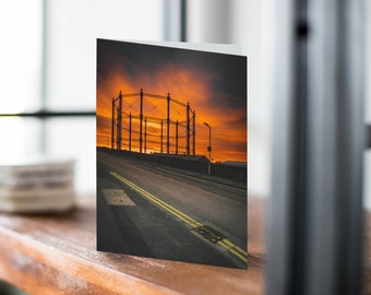 City of Carlisle Greeting Card • Carlisle Gas Works from Rome Street