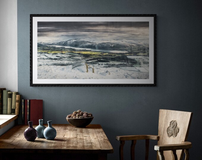 Lake District Fine Art Photograph • Bassenthwaite Lake from Binsey • Unframed Print