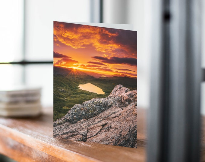 Lake District Greeting Card • Blea Tarn from Standing Crag