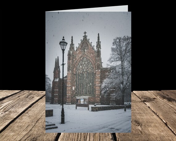 Carlisle Cathedral from Castle Street VII, City of Carlisle - Greeting Card