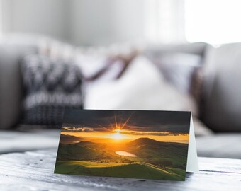 Lake District Greeting Card • Binsey & Over Water