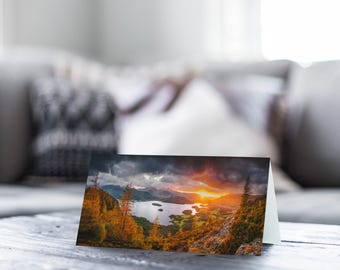 Lake District Greeting Card • Derwentwater below Walla Crag