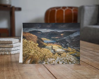 Lake District Greeting Card • Brothers Water from High Hartsop Dodd