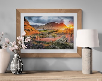 Lake District Fine Art Photograph • Mellbreak from Rannerdale • Unframed Print
