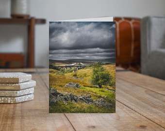 Settle & Carlisle Railway Greeting Card • Dent Head Viaduct II
