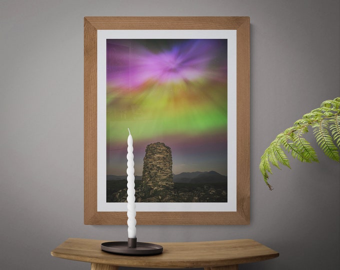 Lake District Fine Art Photograph • Aurora Corona above Dale Head • Unframed Print
