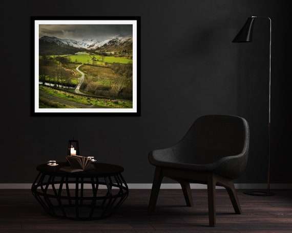 Deepdale beyond Goldrill Beck, Lake District - Photographic Print