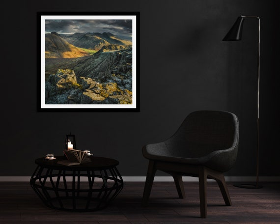Mosedale from Red Pike, Lake District - Photographic Print