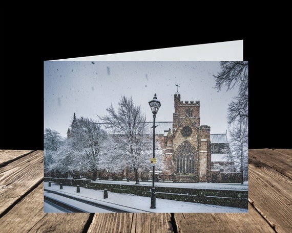 Carlisle Cathedral from Castle Street III, City of Carlisle - Greeting Card