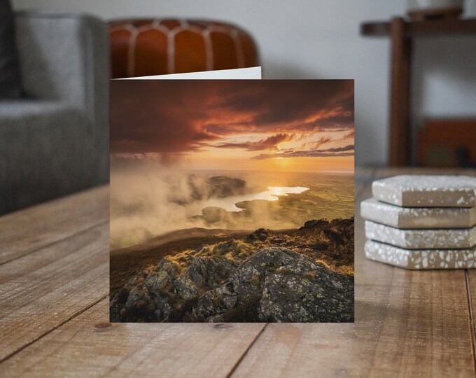 Lake District Greeting Card • Bassenthwaite Lake from Ullock Pike III