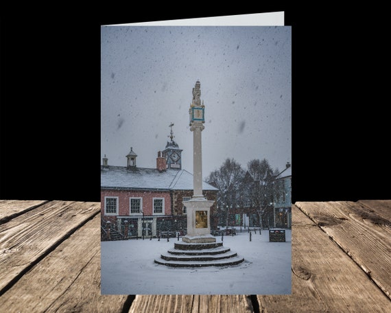 Carlisle Cross & Old Town Hall I, City of Carlisle - Greeting Card