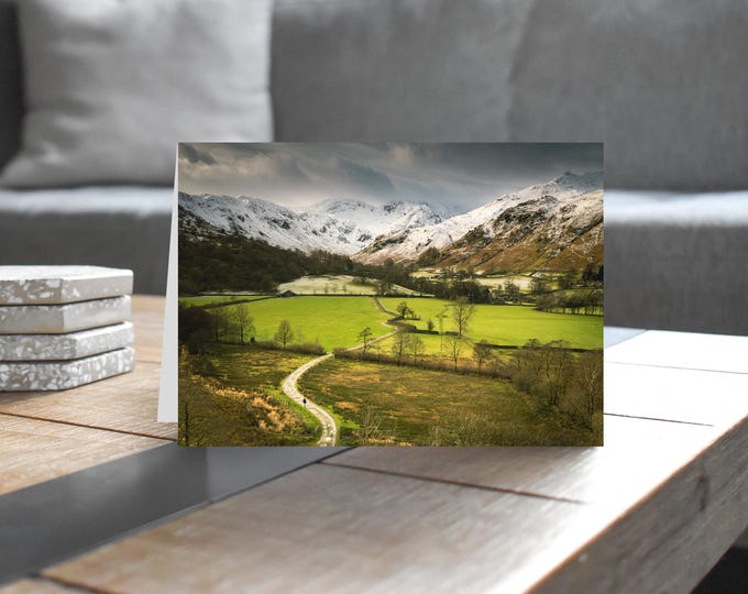 Lake District Greeting Card • Deepdale