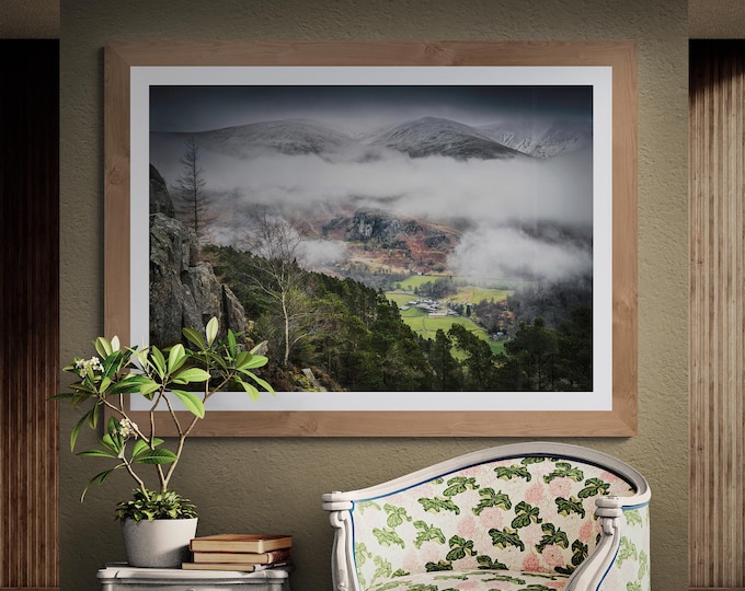 Lake District Fine Art Photograph • Castle Rock from The Benn • Unframed Print