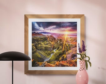 Iceland Fine Art Photograph • Múlagljúfur • Unframed Print