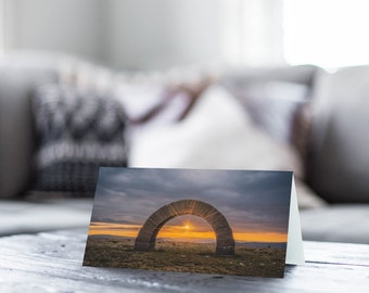 Scotland Greeting Card • Benbrack Striding Arch III