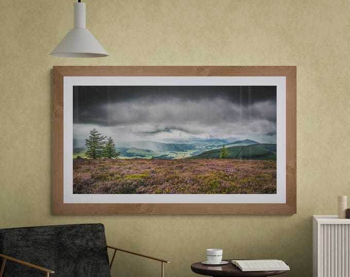 Scotland Fine Art Photograph • Tweeddale from Minch Moor • Unframed Print
