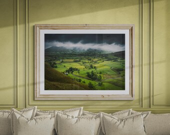 Lake District Fine Art Photograph • Saddleback beyond St John's • Unframed Print