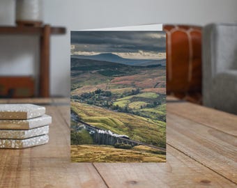 Settle & Carlisle Railway Greeting Card • The Hadrian crosses Arten Gill Viaduct
