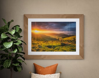 Lake District Fine Art Photograph • Sale Fell from Lord's Seat • Unframed Print
