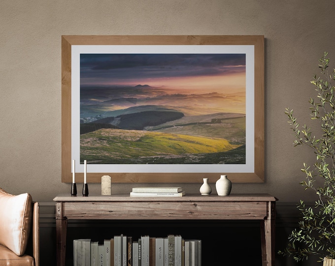 Scotland Fine Art Photograph • Eildon Hills from Skelfhill Pen • Unframed Print