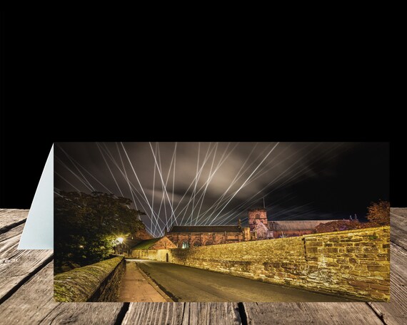 Carlisle Cathedral from West Walls I, City of Carlisle - Greeting Card