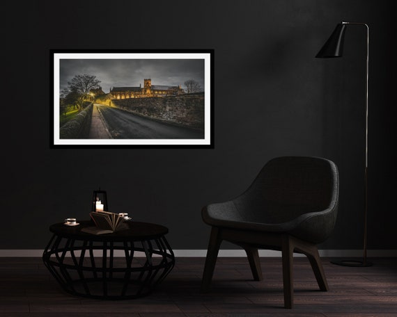 Carlisle Cathedral & The Fratry from West Walls, City of Carlisle - Photographic Print