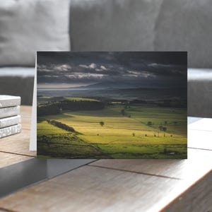 Schotland-wenskaart • Annandale uit Burnswark Hill