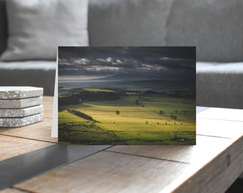 Scotland Greeting Card • Annandale from Burnswark Hill