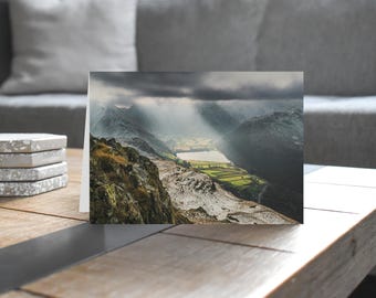 Lake District Greeting Card • Brothers Water from Angletarn Pikes