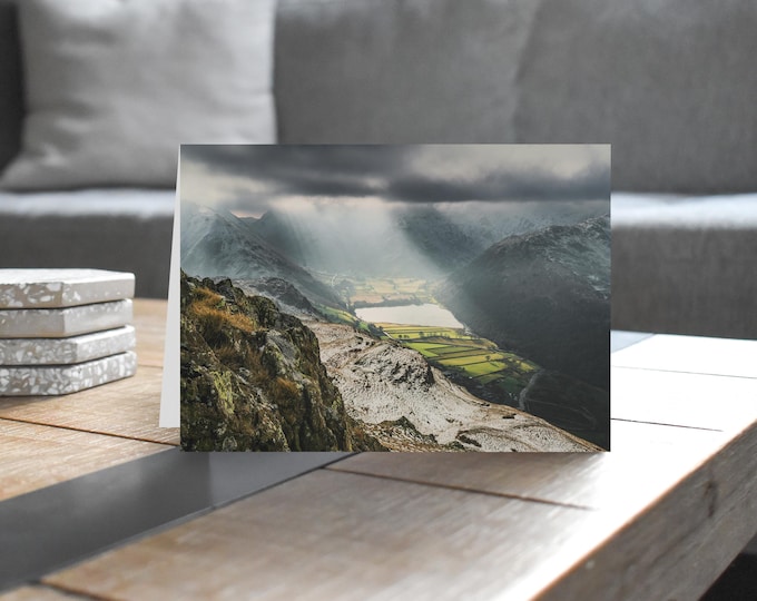 Lake District Greeting Card • Brothers Water from Angletarn Pikes