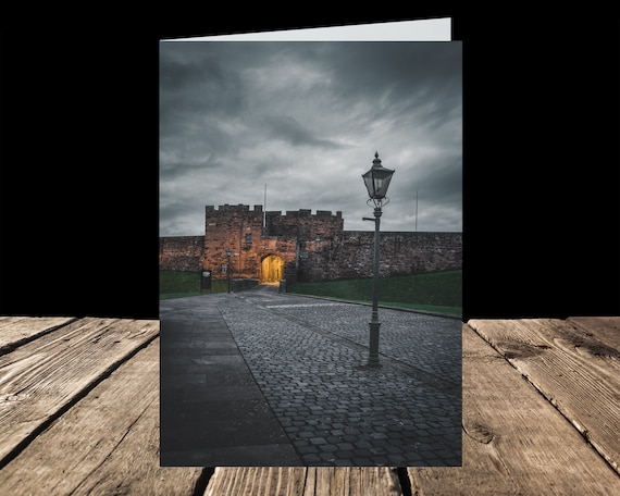 De Ireby's Tower: Carlisle Castle II, City of Carlisle - Greeting Card