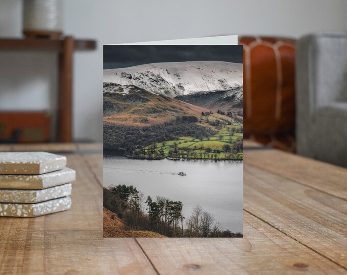 Lake District Greeting Card • Loadpot Hill above Ullswater