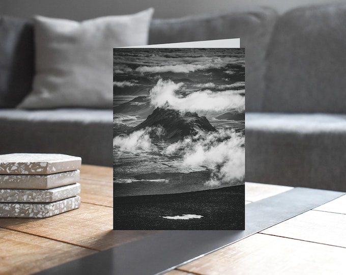 Iceland Greeting Card • Krakatindur from Hekla