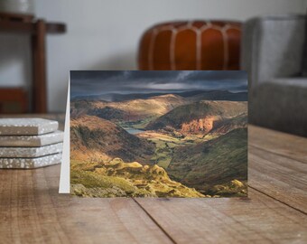 Lake District Greeting Card • Brothers Water from Dove Crag